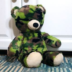 Build A Bear Camouflage Bear Plush